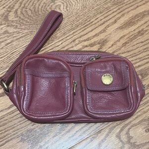 Burgundy Marc Jacobs Leather Handbag